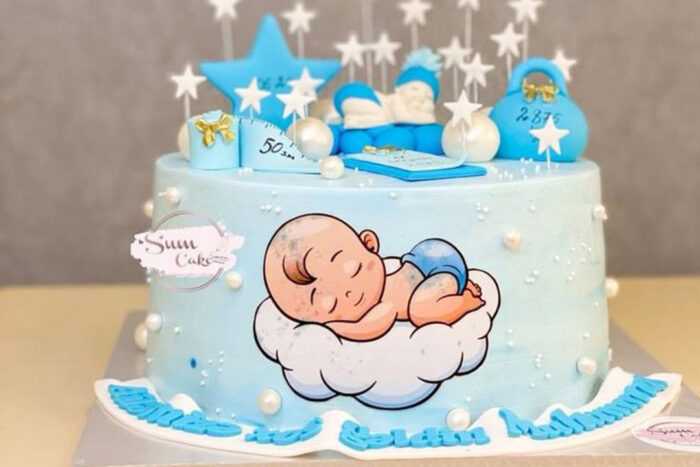 کیک طرح نوزاد