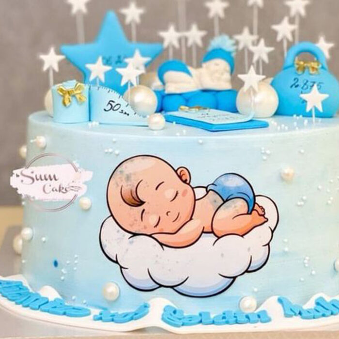 کیک طرح نوزاد