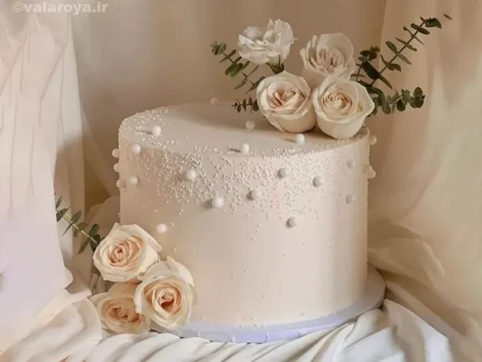 کیک عروسی مدل گل